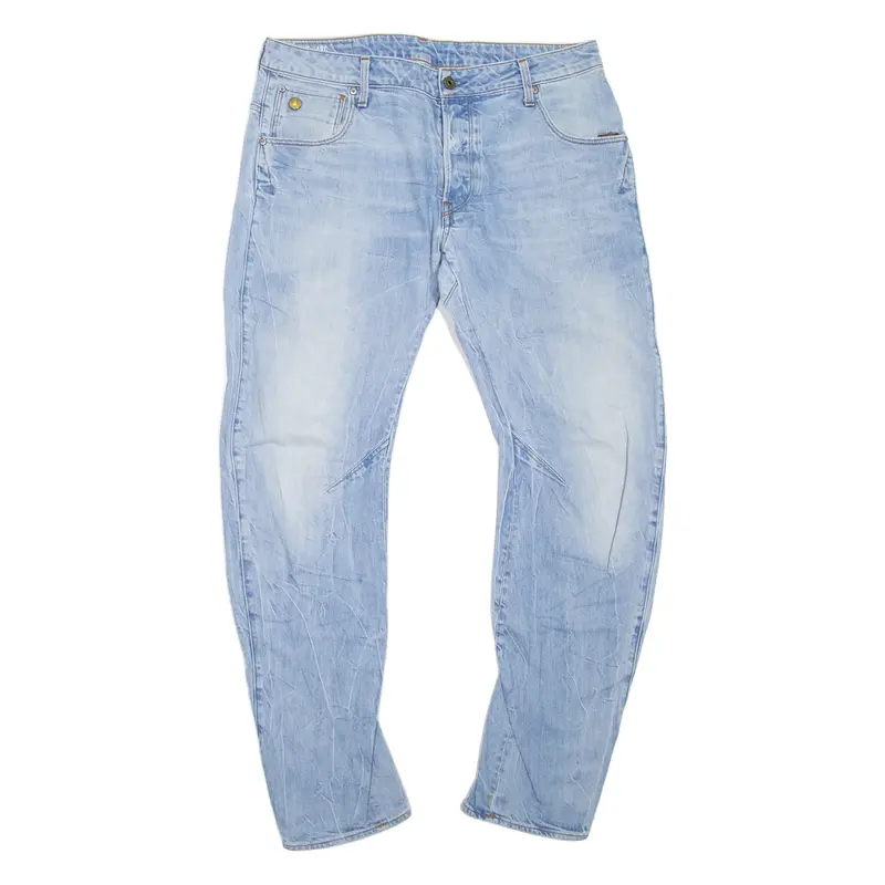 G-STAR Arc Mens Jeans Blue Regular Tapered Stone Wash W33 L32