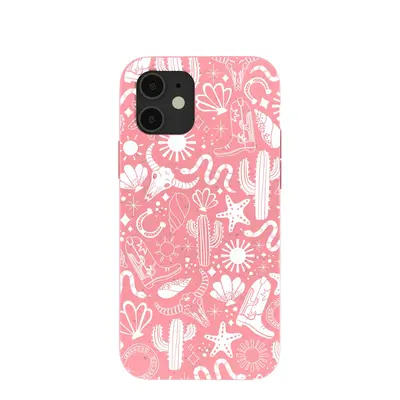 Bubblegum Pink Coastal Rodeo iPhone 12/ iPhone 12 Pro Case