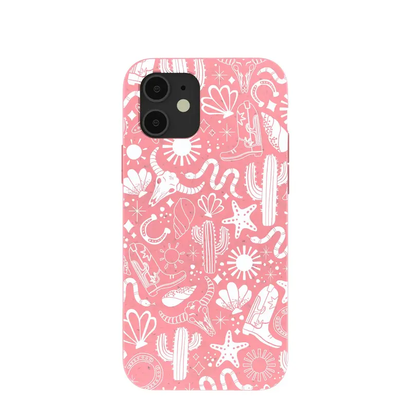 Bubblegum Pink Coastal Rodeo iPhone 12/ iPhone 12 Pro Case