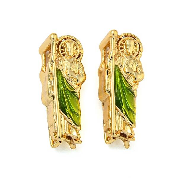 Rack Plating Brass Enamel Beads