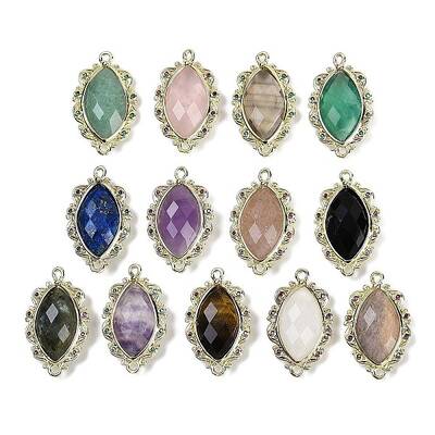 Natural Gemstone Faceted Horse Eye Links