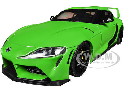 2023 Toyota GR Supra StreetFighter Green 1/18 Diecast Model Car by Solido