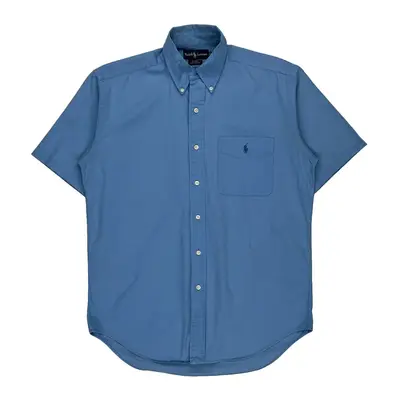 Blake Ralph Lauren Short Sleeve Shirt - Small Blue Cotton