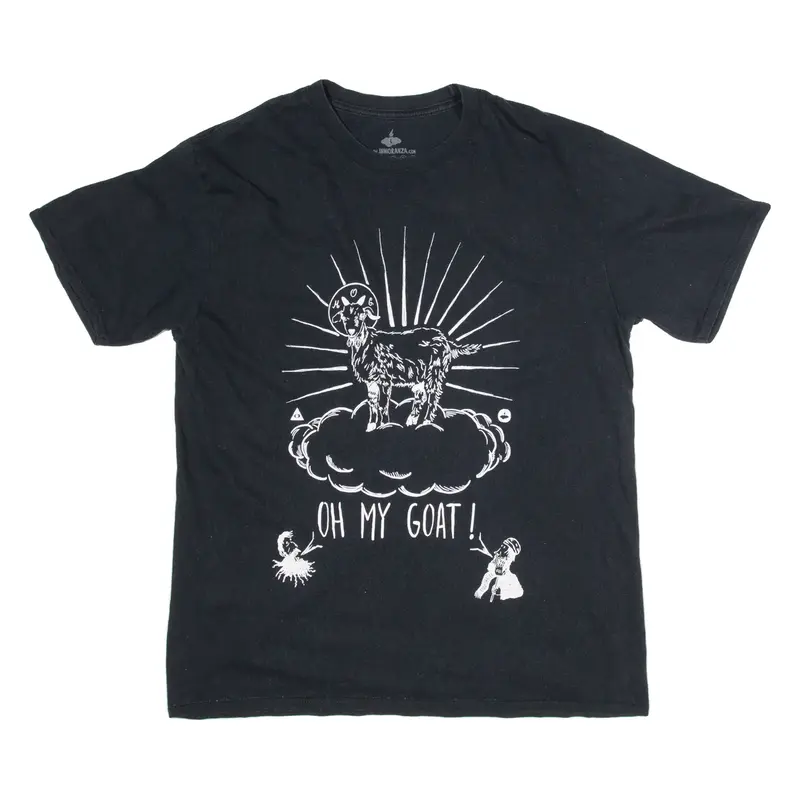 INNIORANZA Mens T-Shirt Black L