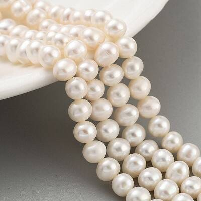 Natural Cultured Freshwater Pearl Beads Strands