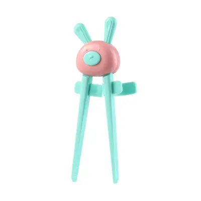 New Creative Finger Chopsticks Lazy Auxiliary Clip | Color: Rabbit Pink Green