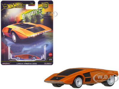 Lancia Stratos Zero Concept Car Orange Metallic \