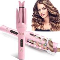 Auto Hair Curler, Automatic Curling Iron with 4 Temperature Automatic Shut-Off, Anti-Scald, Anti-Tangle Rotating Curling Wand...