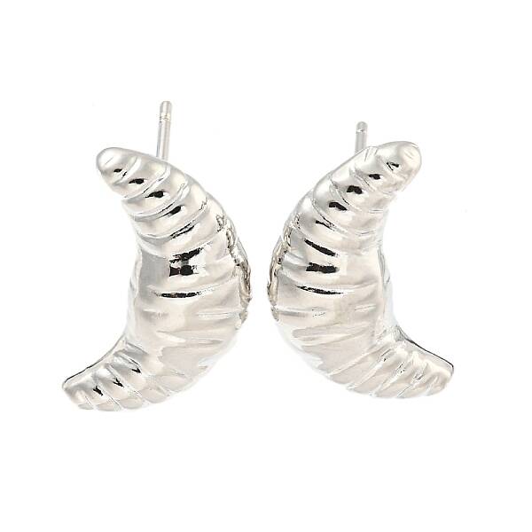 Rack Plating Brass Stud Earrings
