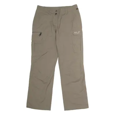 JACK WOLFSKIN Outdoor Womens Trousers Brown Regular Straight W31 L29