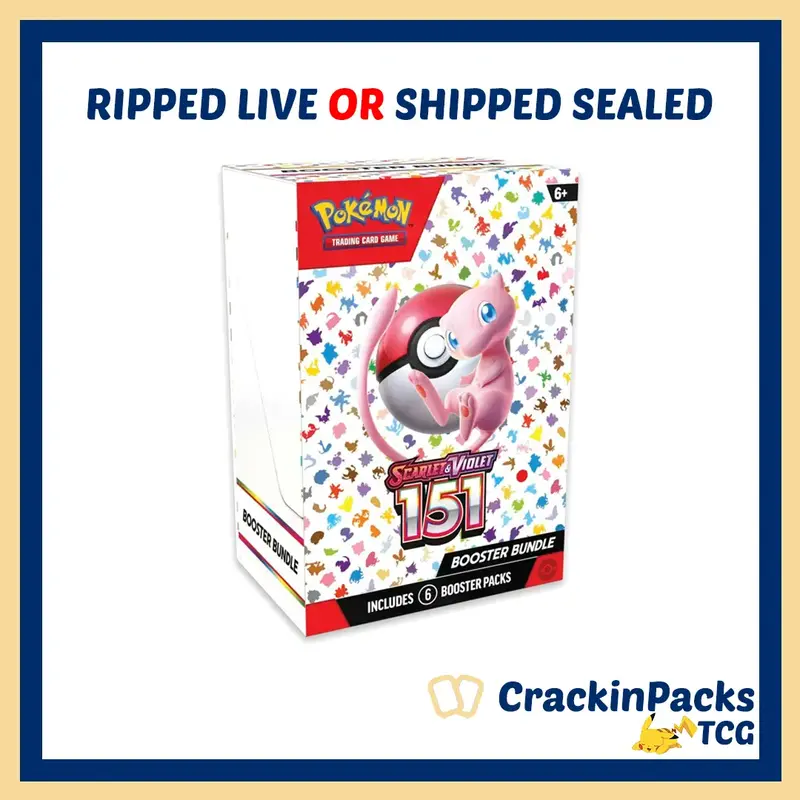 Pokemon 151 Booster Bundle - RIP LIVE (**Bounty**)