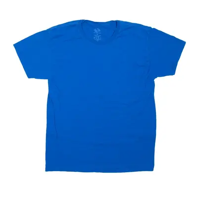 FRUIT OF THE LOOM T-Shirt Blue Short Sleeve Mens M