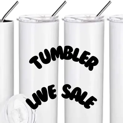 Live 20oz Tumbler Sale - Perfect for Drinks - Bottle, Drinkware