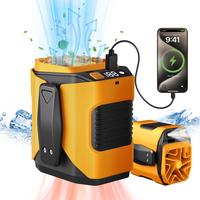 2025 Portable Waist Fan Rechargeable with 100 Speed Adjustable,10000mAh Large Capacity Battery Shirt fan Powerful Up to 10H B...