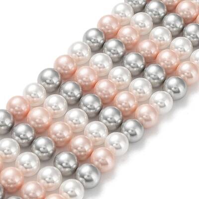 Shell Pearl Bead Strands