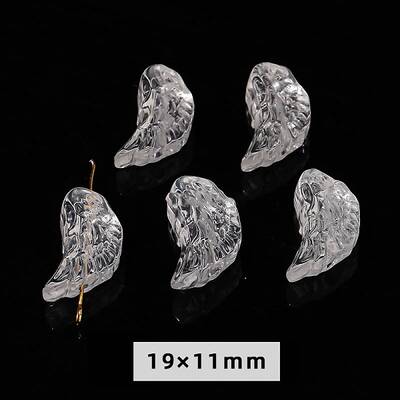 Natural Quartz Crystal Carved Beads