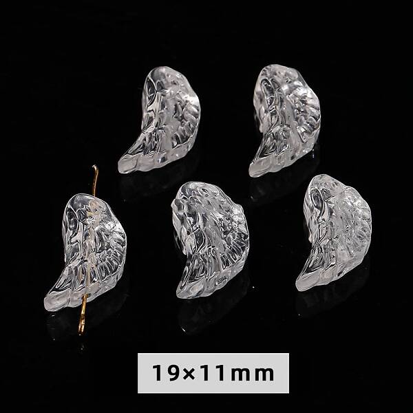 Natural Quartz Crystal Carved Beads