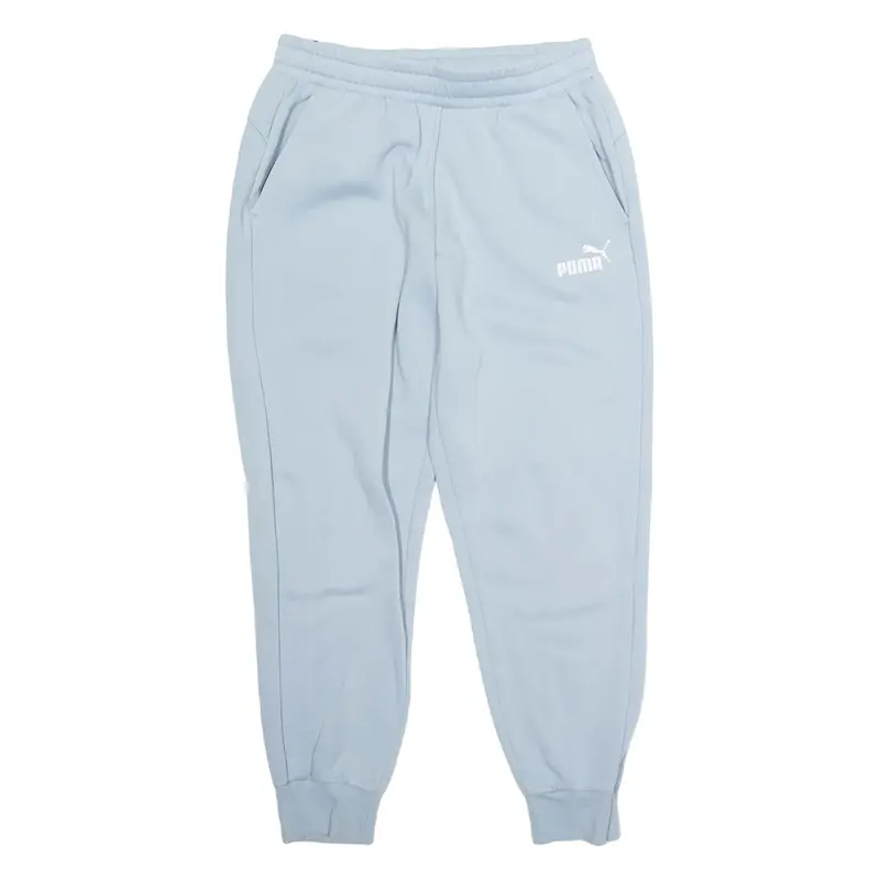 PUMA Womens Joggers Blue Tapered L W31 L28