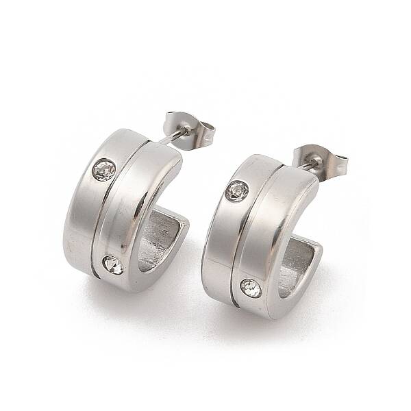 304 Stainless Steel Stud Earrings for Women