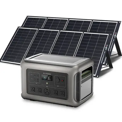 ALLPOWERS Solar Generator Kit 3200W Power Station 200W Solar Panel