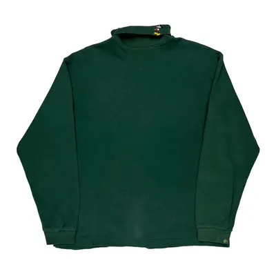 Mickey Mouse Disney Sweatshirt - Medium Green Cotton | Size: medium