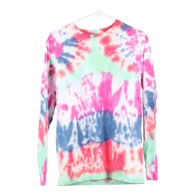 George Tie-Dye Long Sleeve Top - Large Multicoloured Cotton