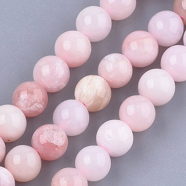 Natural Pink Opal Beads Strands