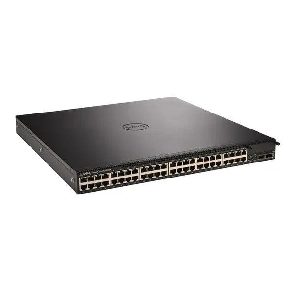 Dell H0F6C | PowerConnect 8100 Series 8164 48 x 10GBase-T RJ-45 and 2 x 40GbE QSFP+ Ports and 1 x 40GbE Expansion Module Slot...