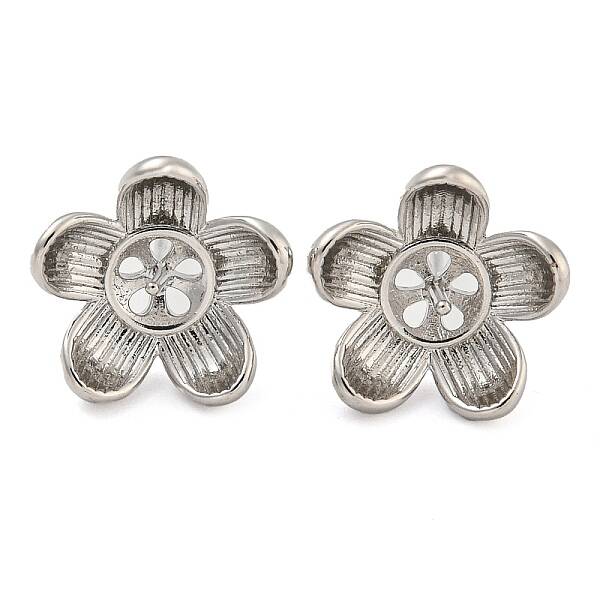 Rack Plating Brass Stud Earring Findings