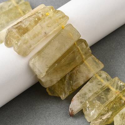 Natural Lemon Quartz Beads Strands