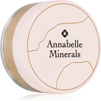Annabelle Minerals Matte mineral powder foundation for a matte finish color Golden Light 4 g