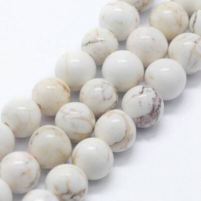 Natural Magnesite Beads Strands