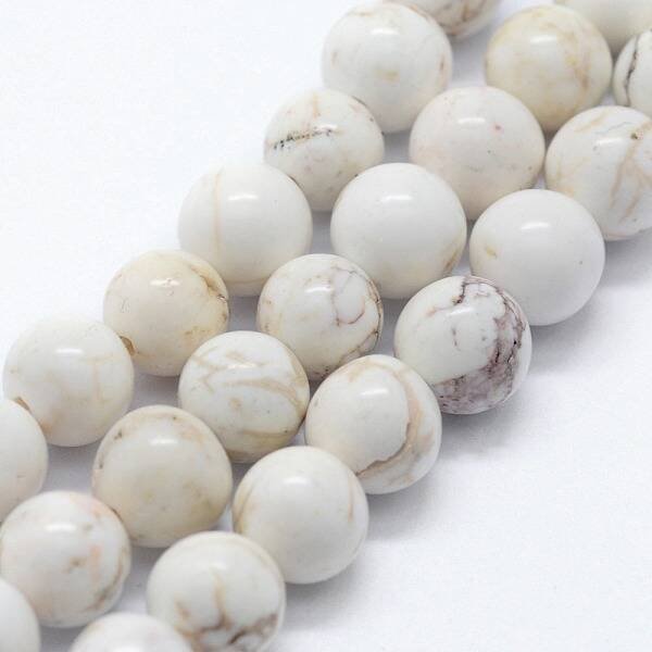 Natural Magnesite Beads Strands