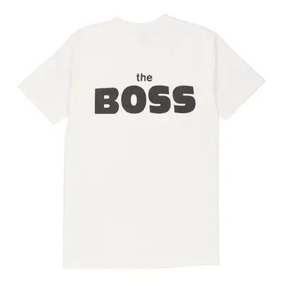 Single Stitch Made in USA The Boss Bristol Graphic T-Shirt - Medium White Cotton