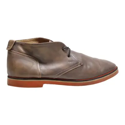 GEOX Derby Shoes Brown Leather Mens UK 9.5
