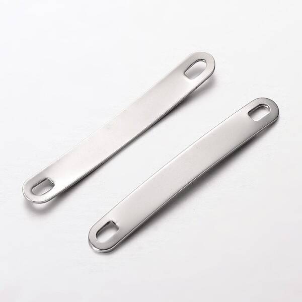 Tarnish Resistant Rectangle 304 Stainless Steel Links connectors