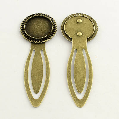 20mm Tray Bookmark Cabochon Settings