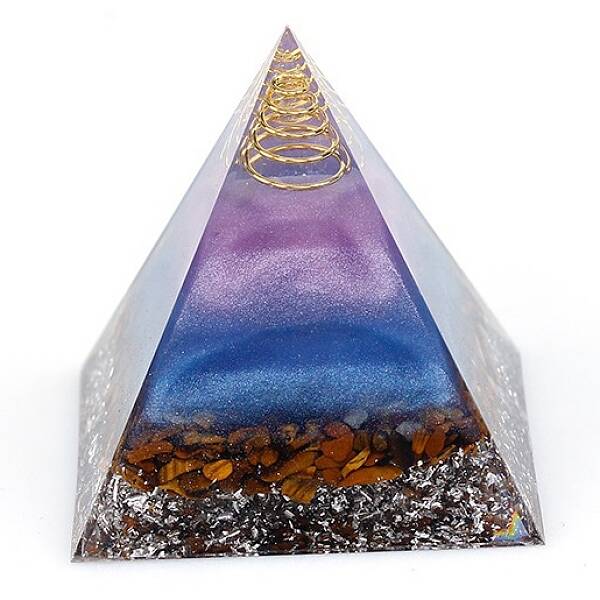 Tree of Life Orgonite Pyramid Resin Energy Generators