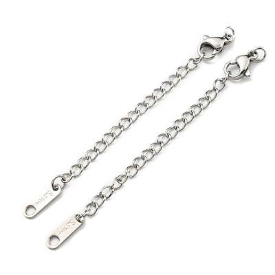 Tarnish Resistant 304 Stainless Steel Curb Chain Extender