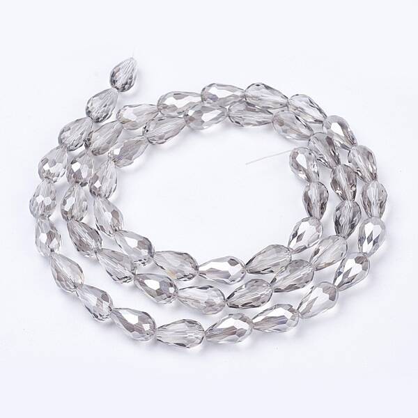 Electroplate Glass Beads Strands