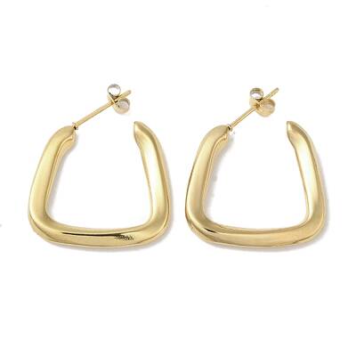 Triangle 304 Stainless Steel Stud Earrings for Women