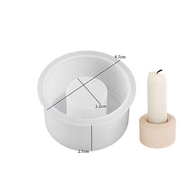 DIY Candle Holder Silicone Molds
