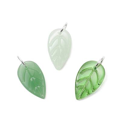 3Pcs Handmade Lampwork Pendants
