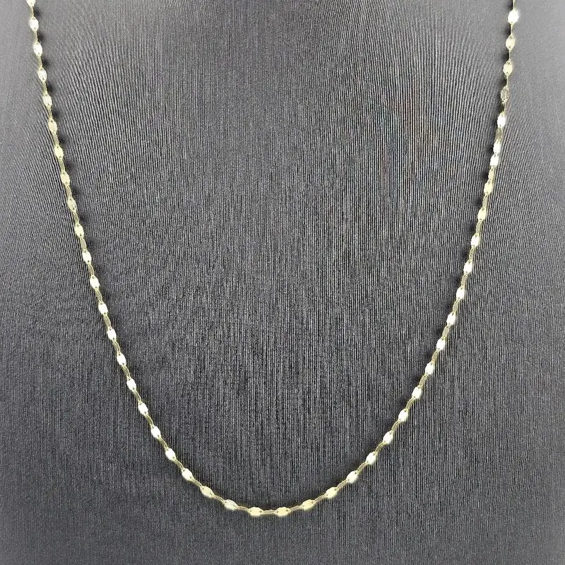14k Gold Chain 18 Inches Long - Simple Gold Necklace Chain as Described