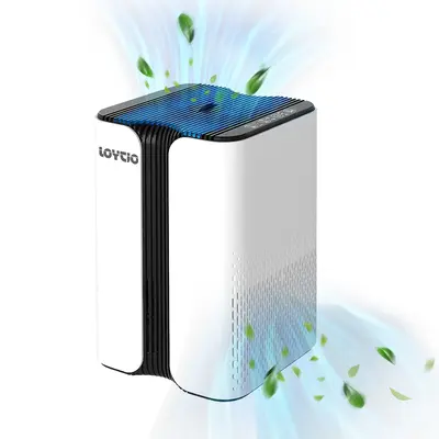 Loytio Portable Air Purifiers,H13 HEPA Filter Protable Air Purifier with USB Cable,Covers Up to 400 Sq.ft Room,Pet Dander wit...