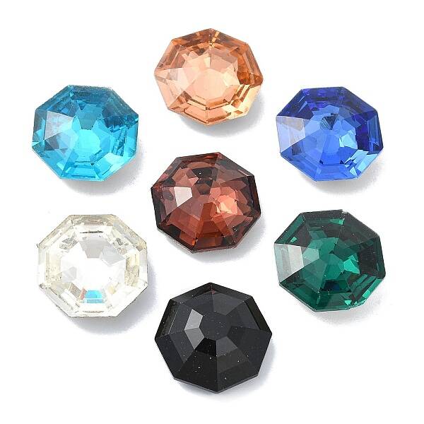 Faceted Glass Rhinestone Cabochons