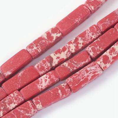 Synthetic Imperial Jasper Bead Strands