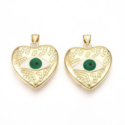 Brass Resin Pendants