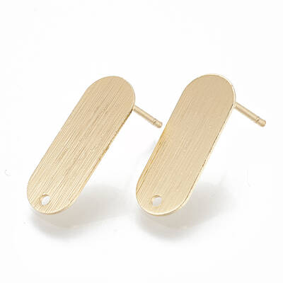 Brass Stud Earring Findings