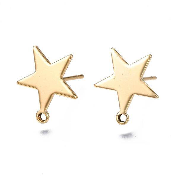 Brass Stud Earring Findings